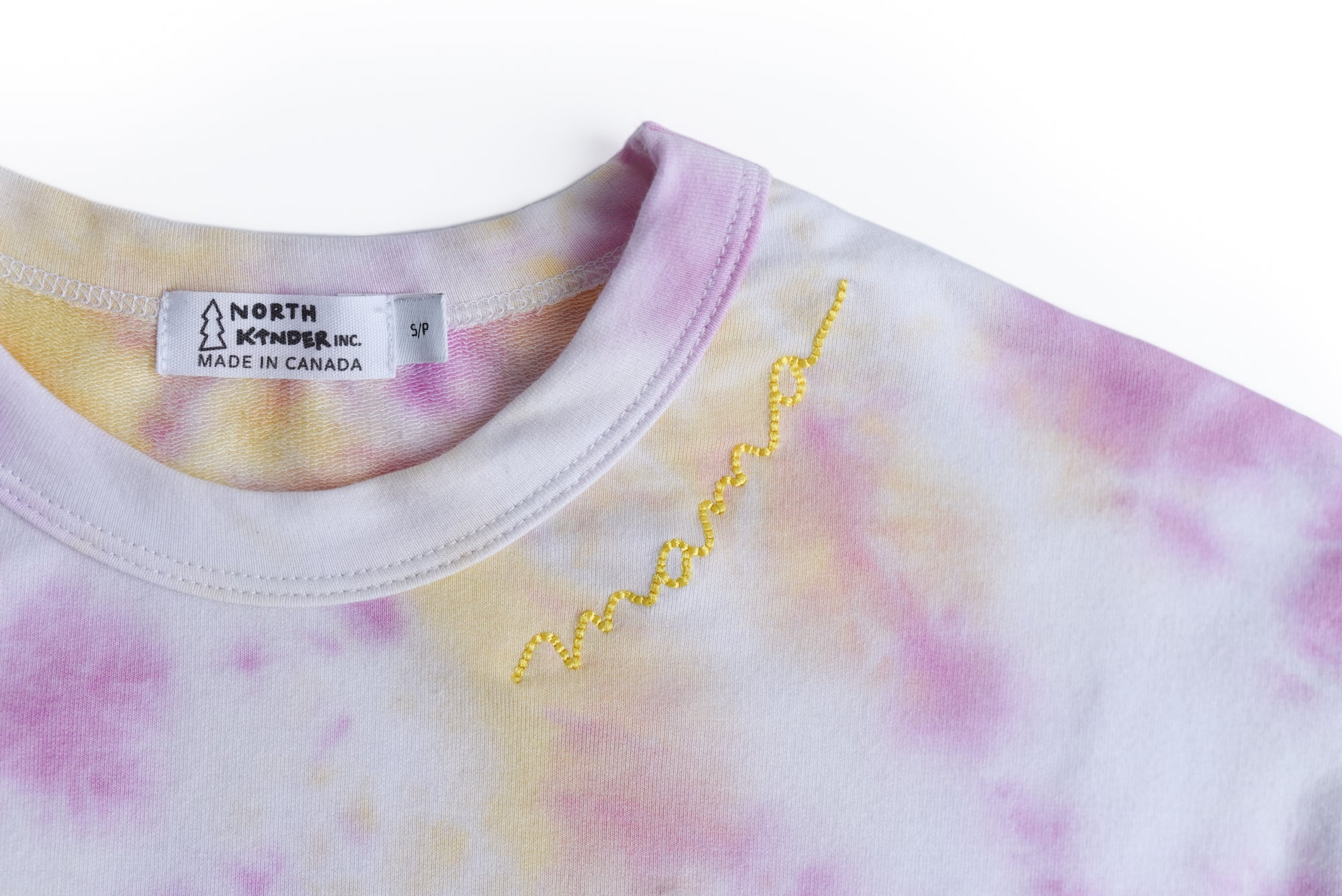 mama play long sleeve - sunny tie dye
