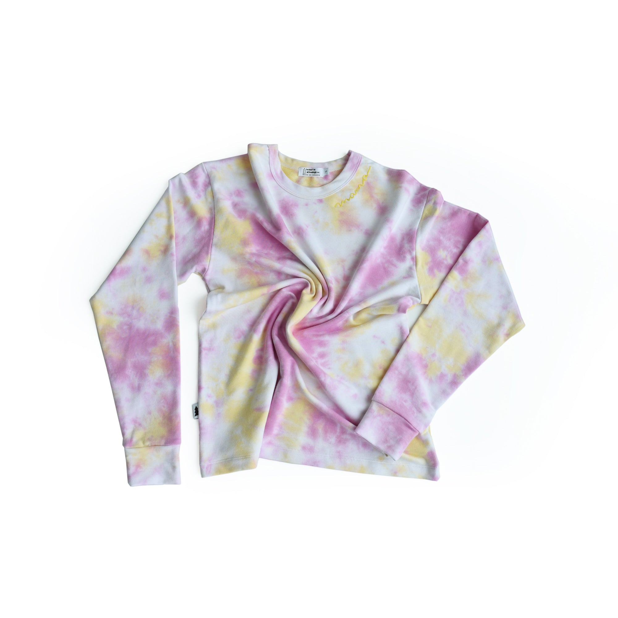 mama play long sleeve - sunny tie dye