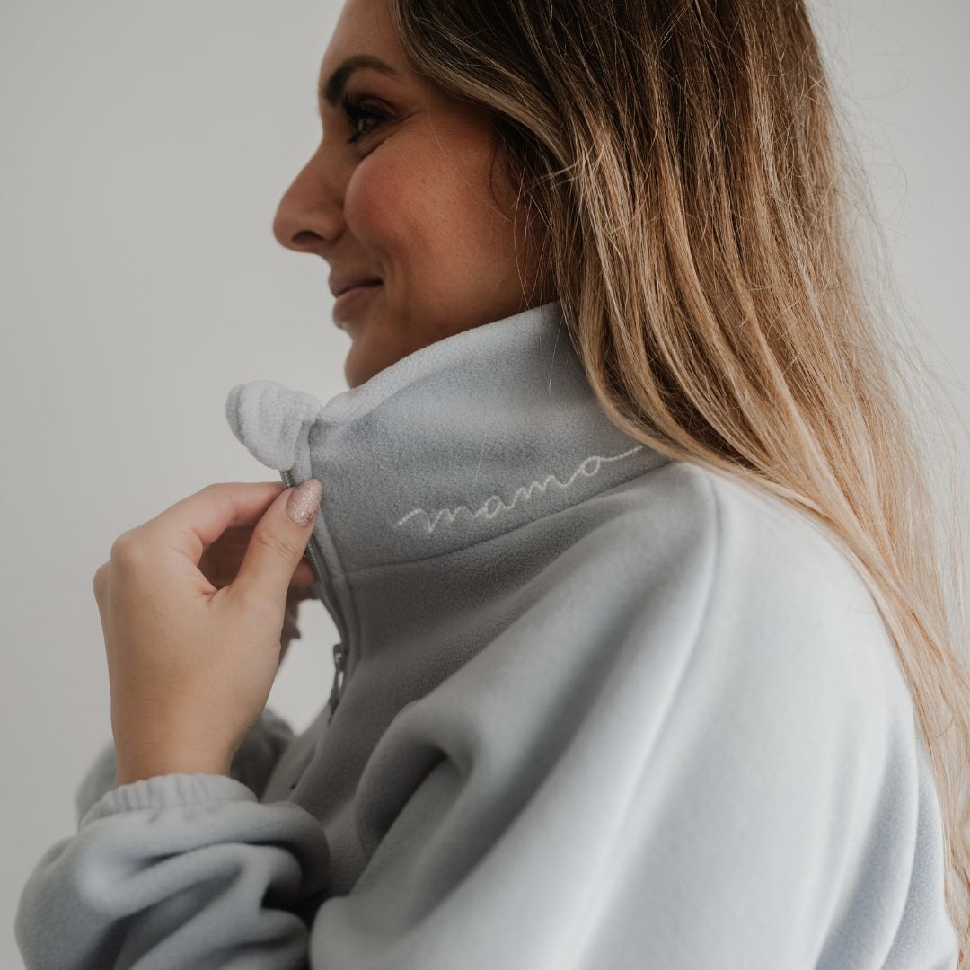 mama polar fleece sweater
