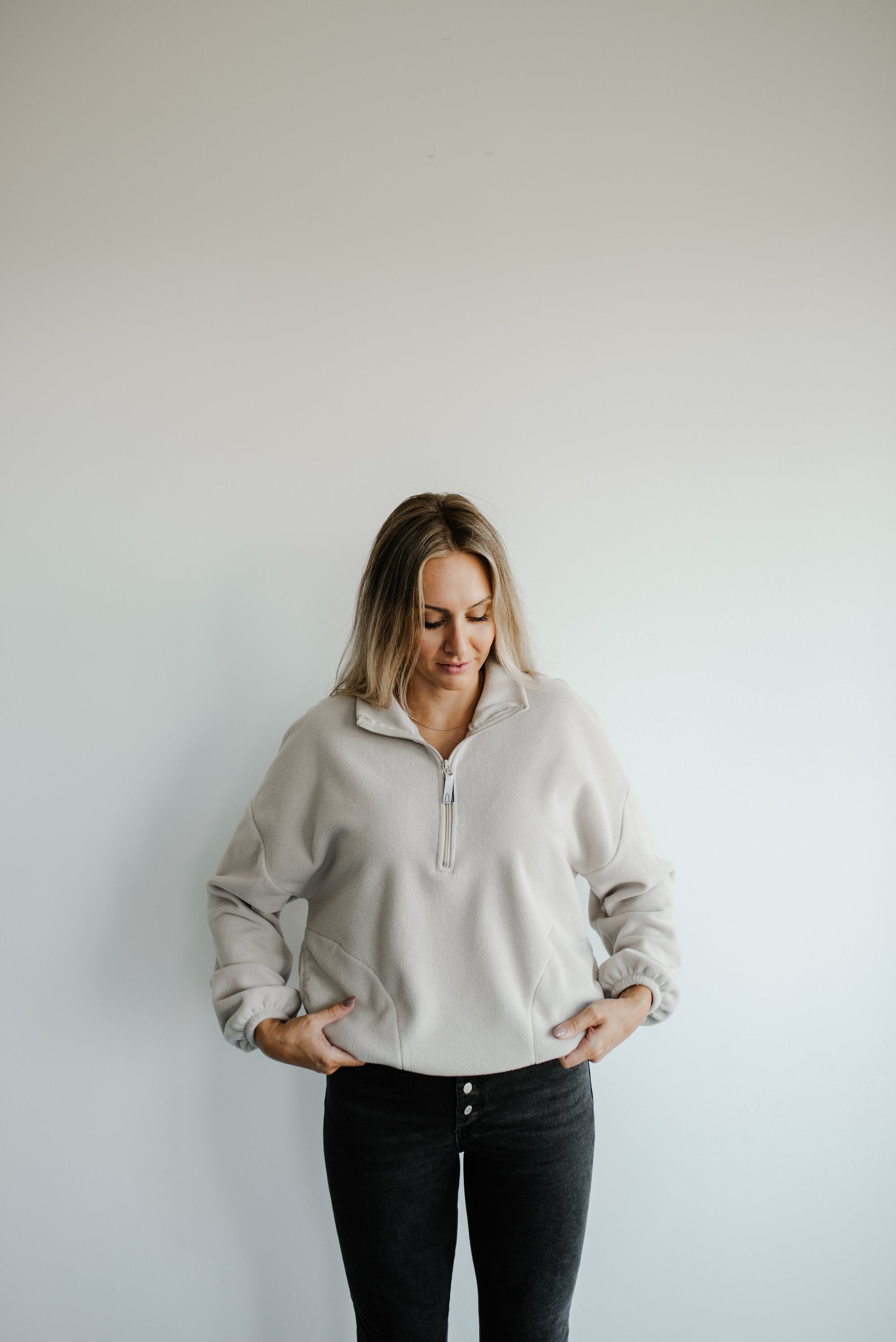mama polar fleece sweater