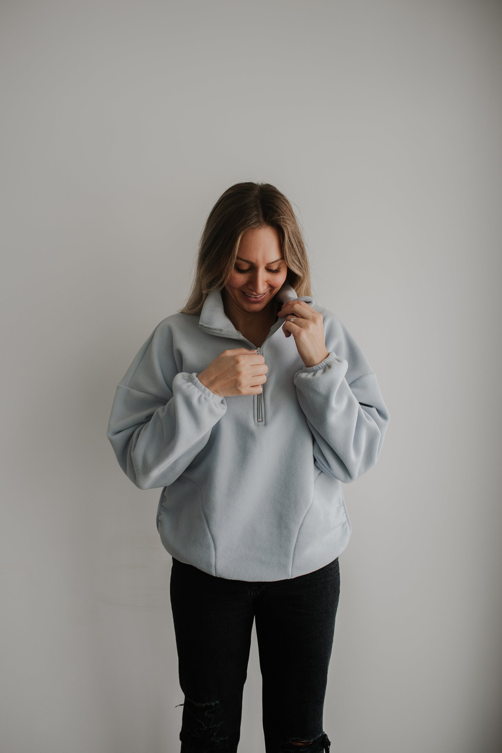 mama polar fleece sweater