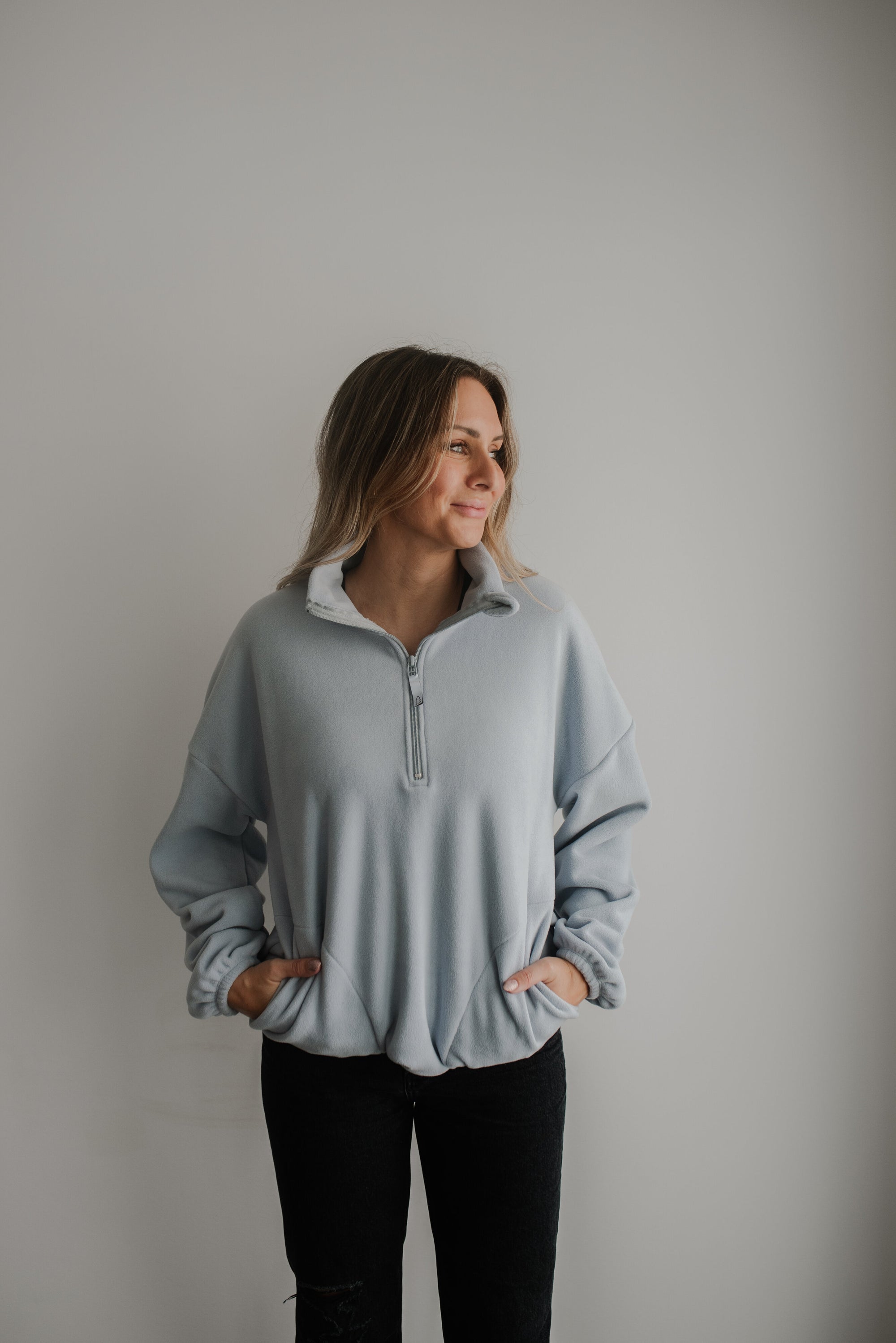 mama polar fleece sweater