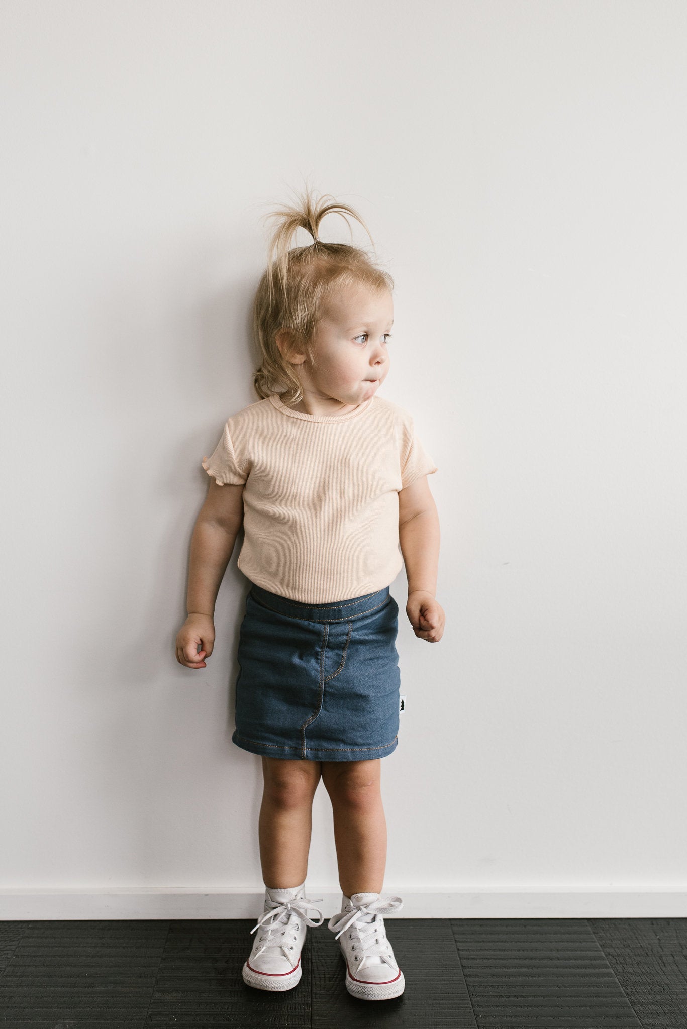 pencil skirt - stretch denim