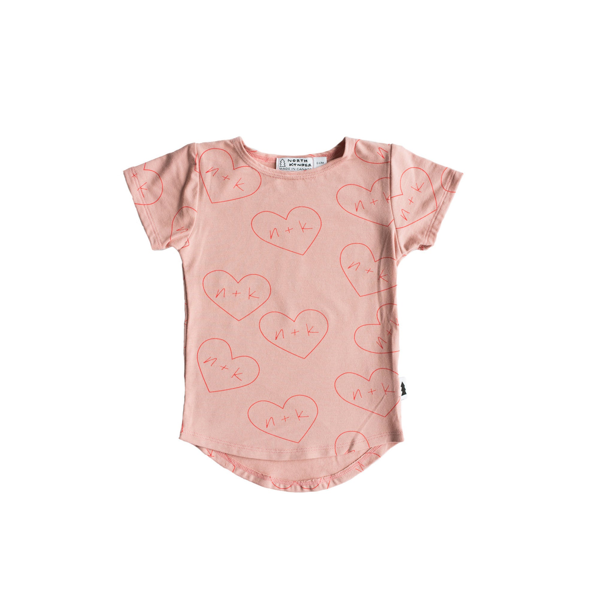 t-shirt - nk hearts blush #nklovespeople