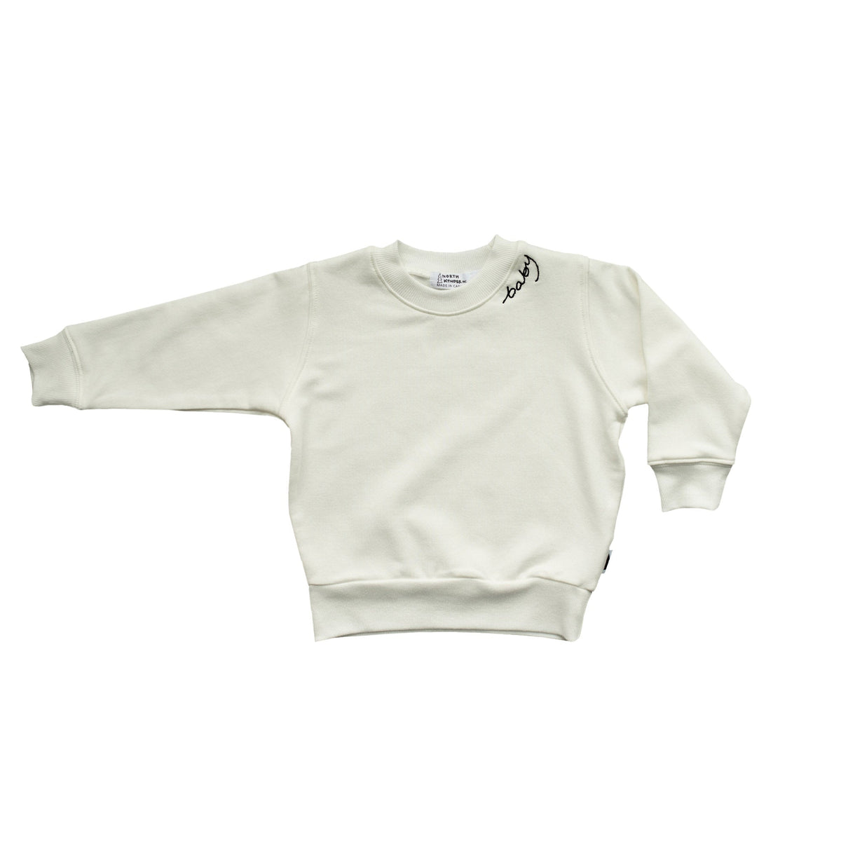 Baby white sweatshirt hotsell