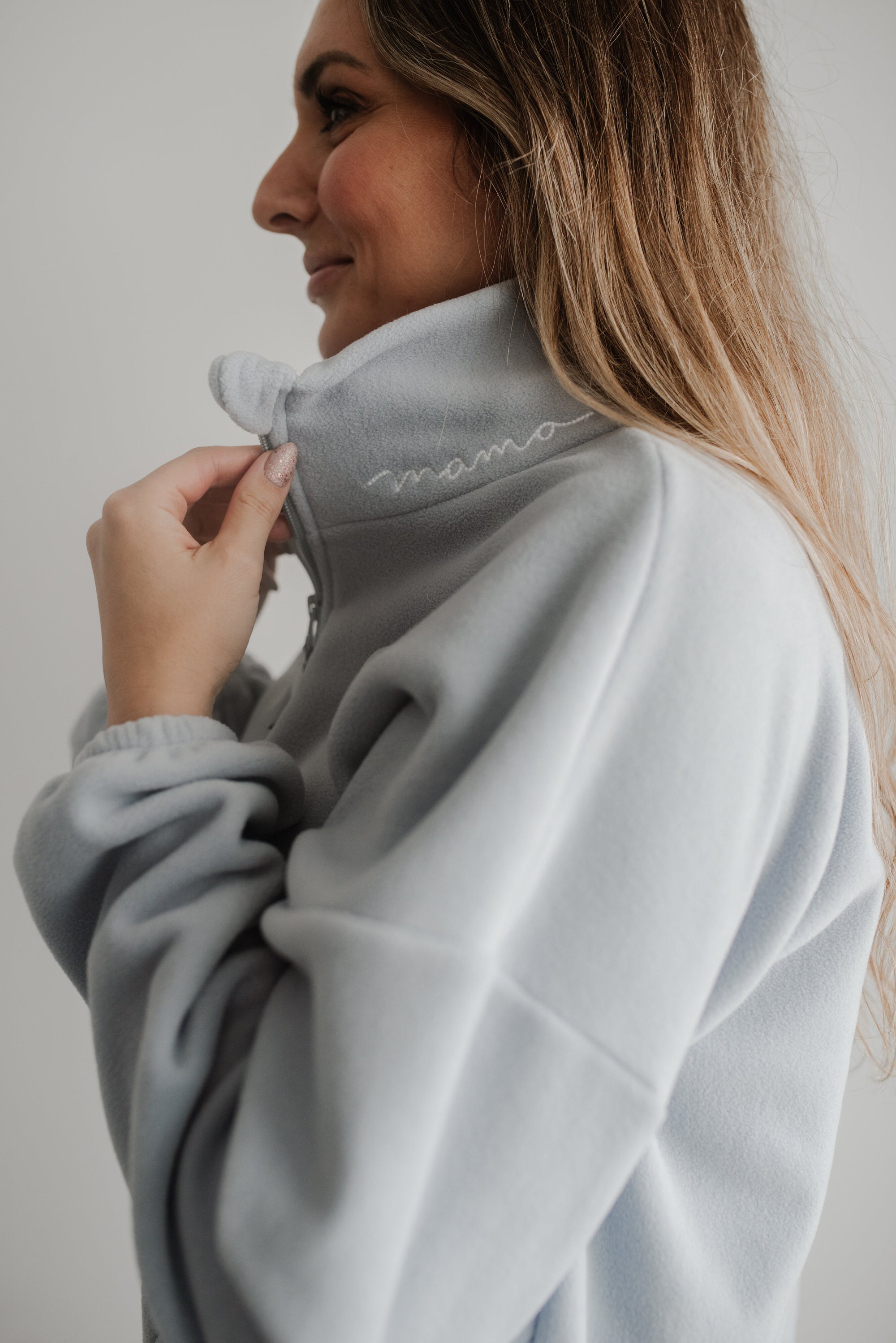 mama polar fleece sweater