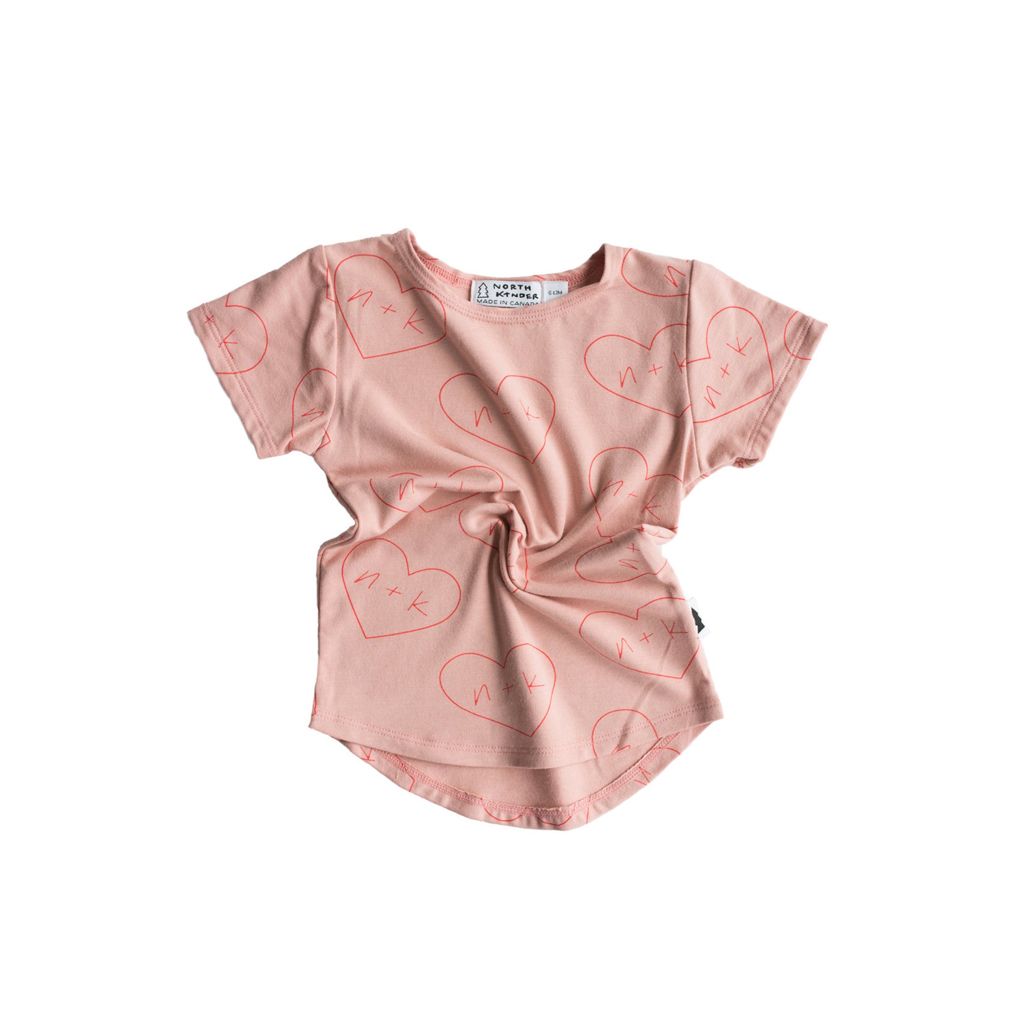 BLUSHING HEARTS SHIRT main image 1